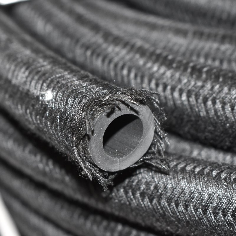 Furtun combustibil 10x18 cu protectie din bumbac rola 30m